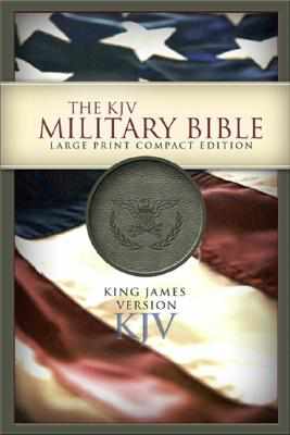 KJV Large Print Compact Military Bible by Broadman and Holman, product view 2