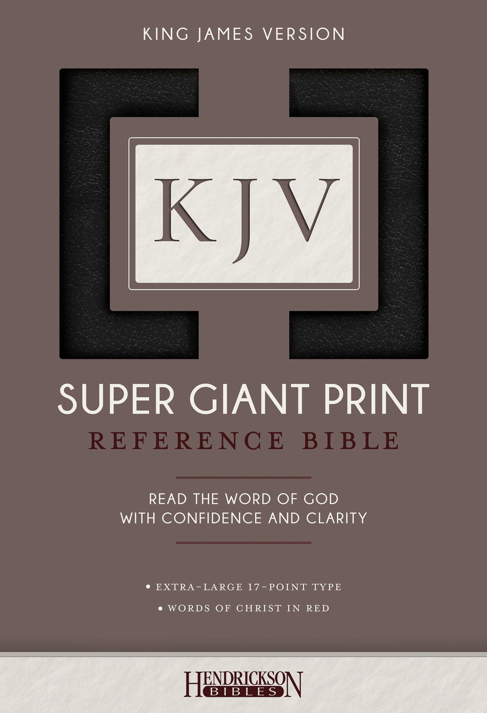 KJV Super Giant Print Reference Bible - Case or Single Bible by Tyndale