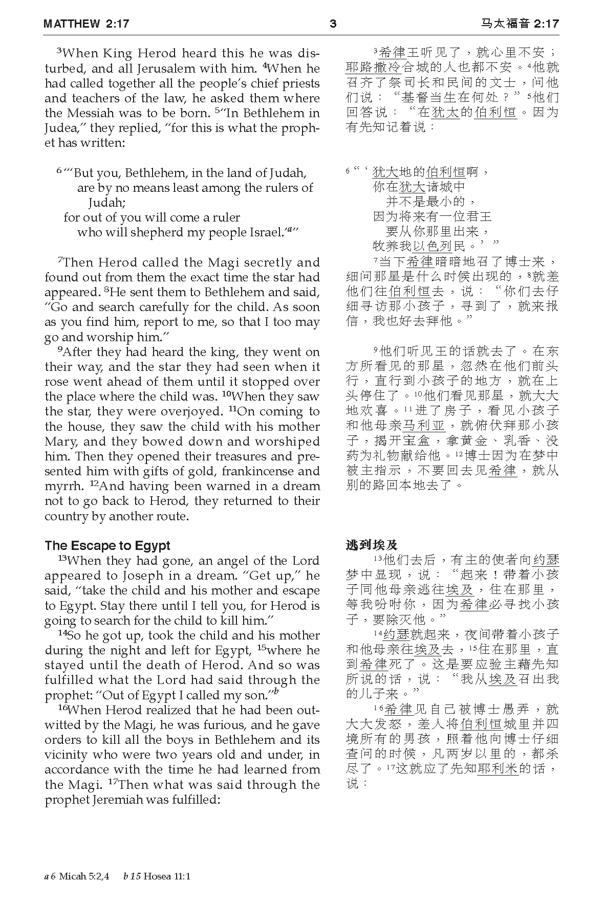 Chinese CUV (Simplified Script)/English NIV Bilingual New Testament, Paperback, Red (Bilingual edition), product view 5
