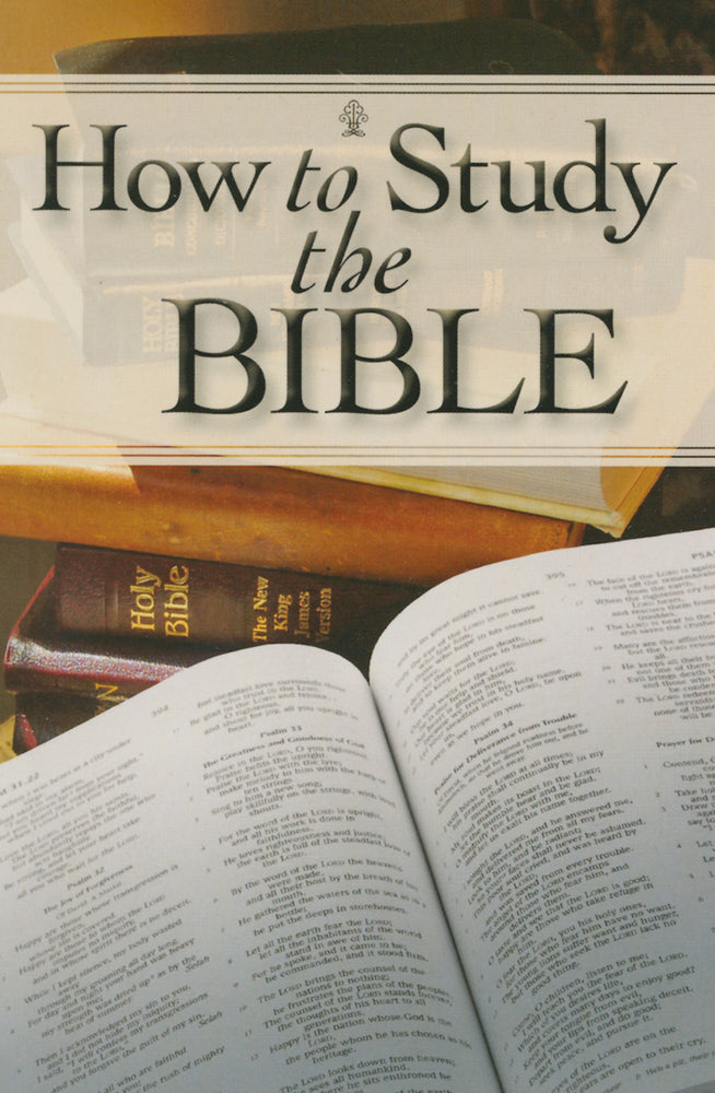How to Study the Bible by Tyndale
