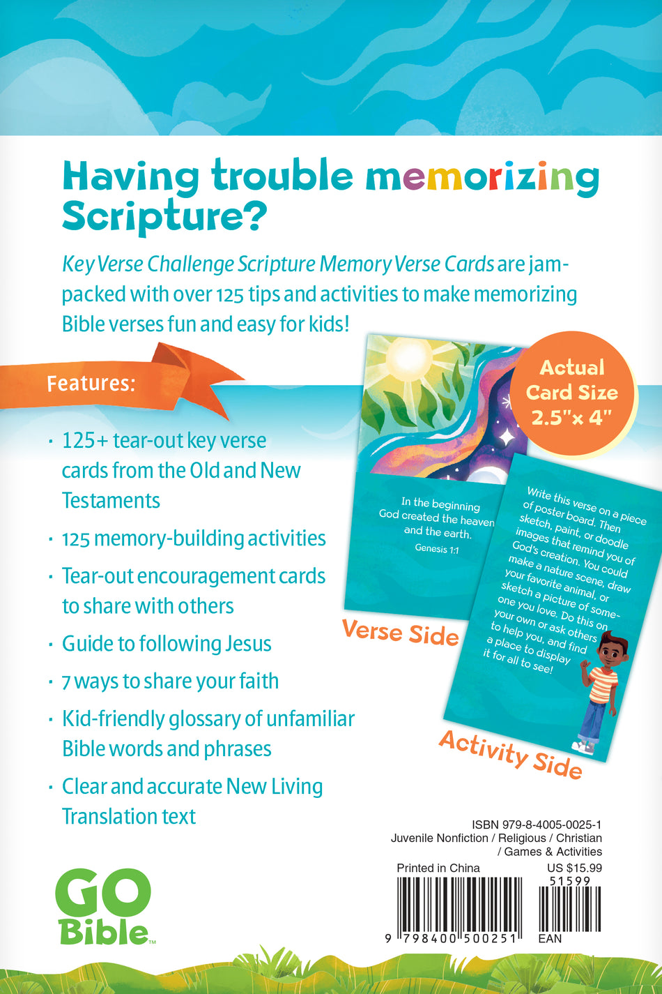 GO Bible Key Verse Challenge by Tyndale, product view 2