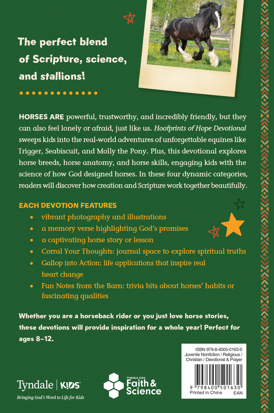 Hoofprints of Hope Devotional by Tyndale, product view 2