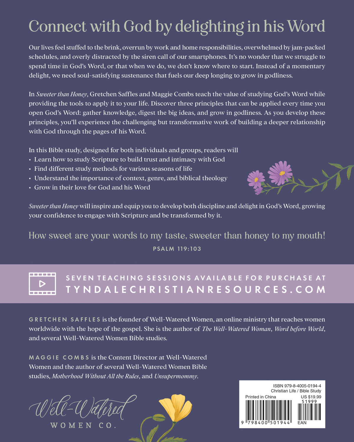 Sweeter than Honey by Tyndale, product view 2