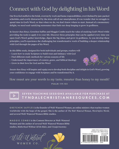 Sweeter than Honey by Tyndale, product view 2