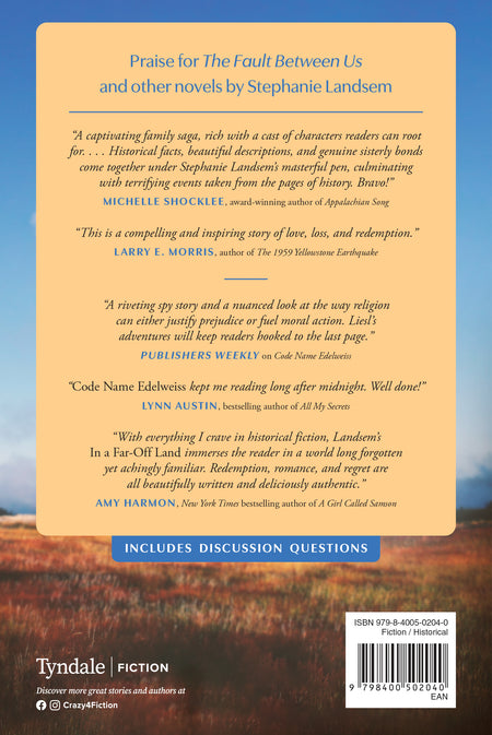 The Fault Between Us by Tyndale, product view 2
