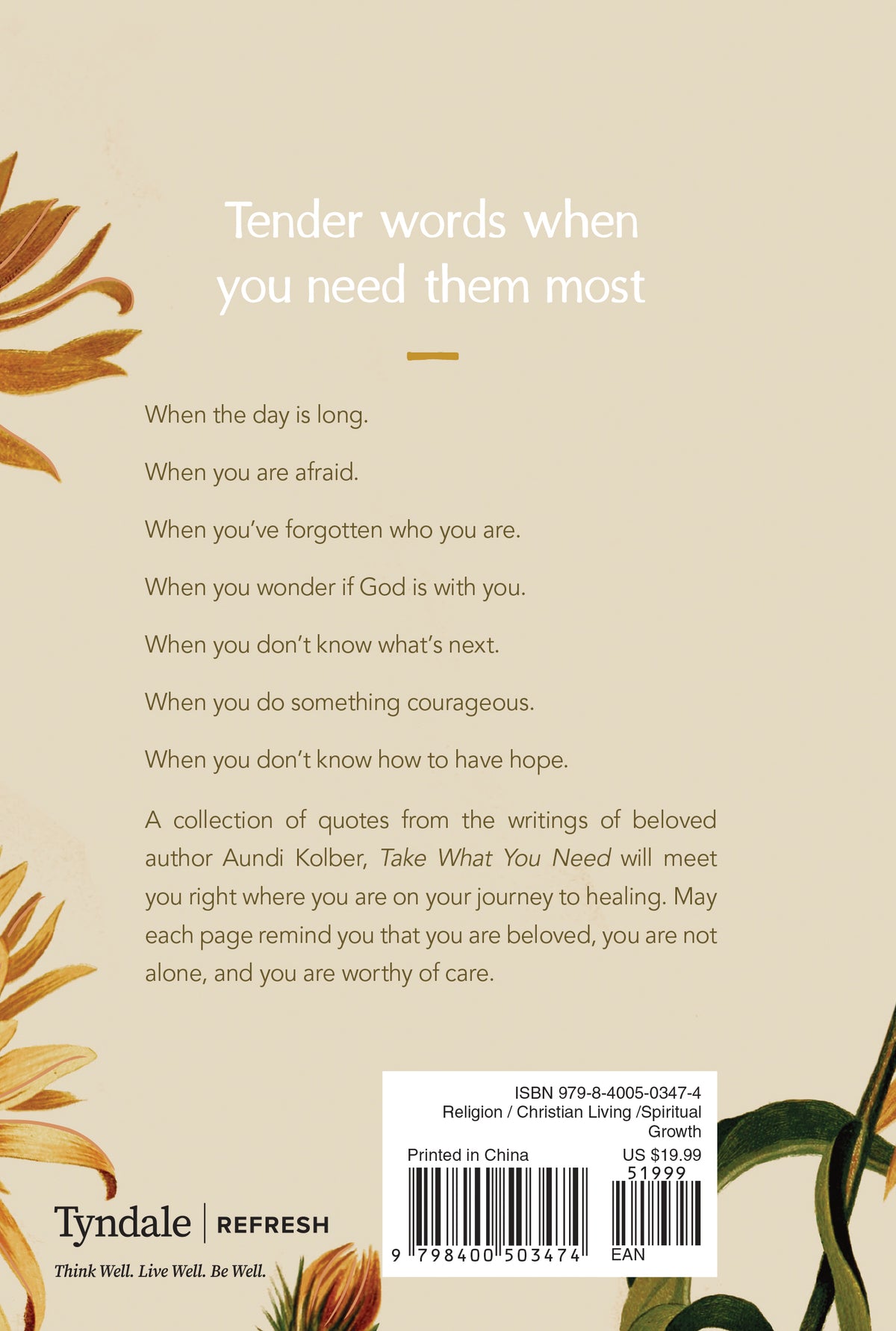 Take What You Need by Tyndale, product view 2
