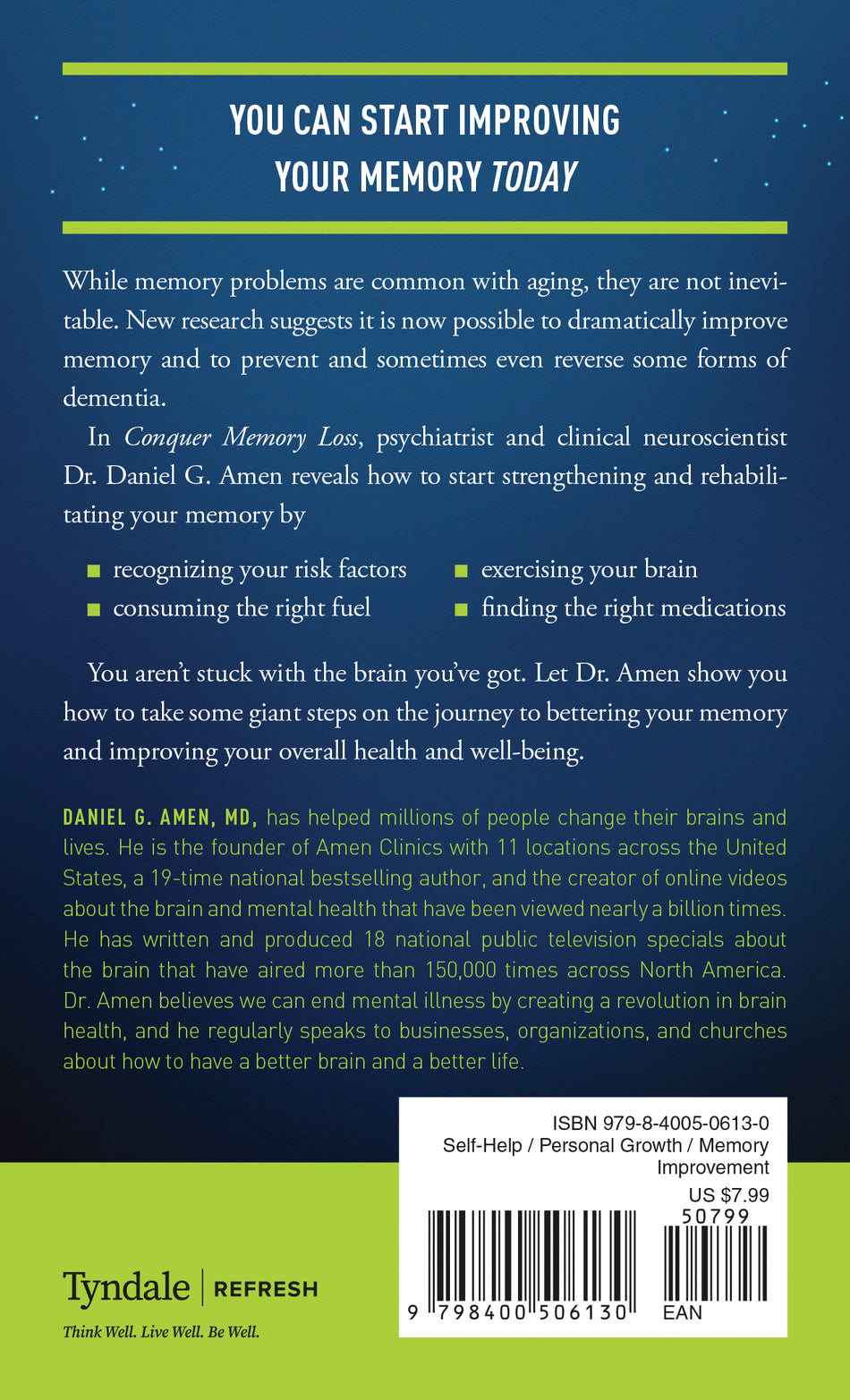 Conquer Memory Loss by Tyndale, product view 2