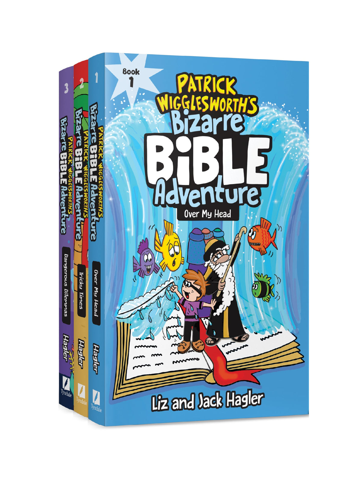 Patrick Wigglesworth's Bizarre Bible Adventures Old Testament 3-Book Set by Tyndale