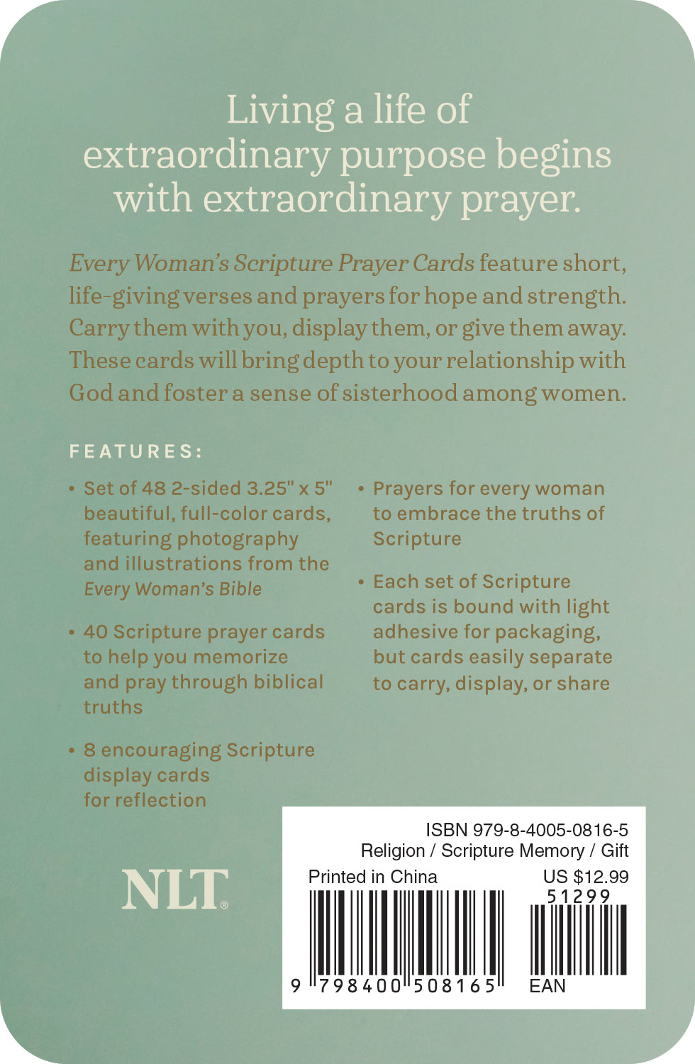 Every Woman’s Scripture Prayer Cards by Tyndale, product view 2