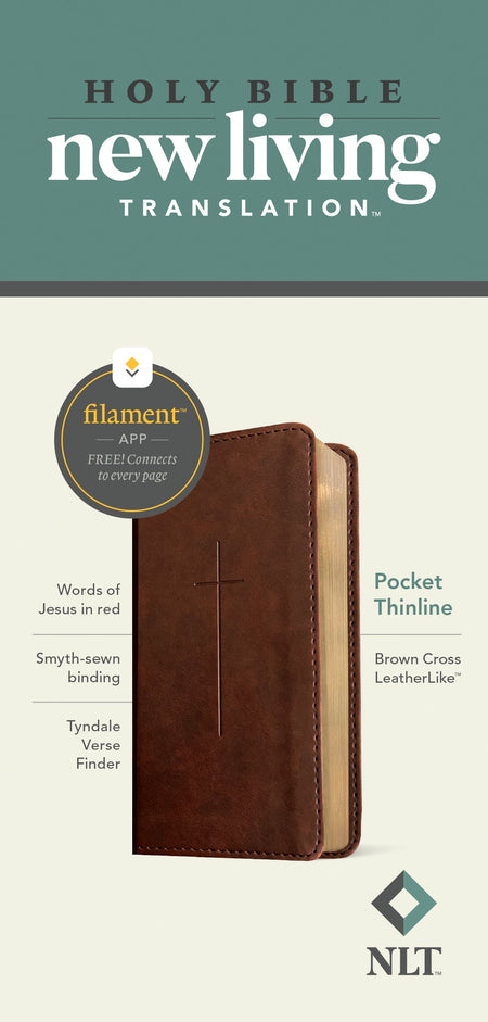 NLT Pocket Thinline Bible, Filament Enabled by Tyndale