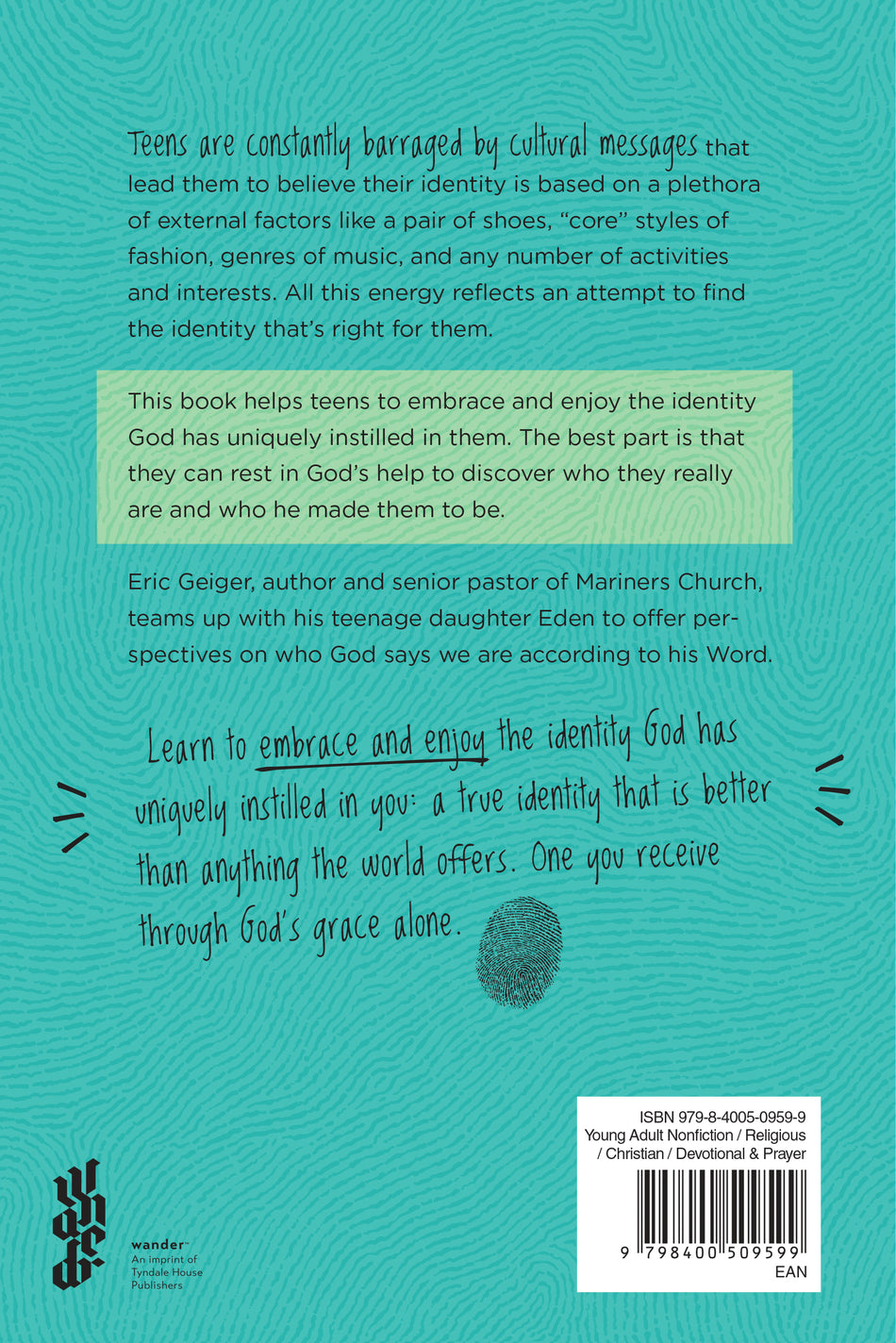 50 Days to Embracing (and Enjoying) Who God Says You Are by Tyndale, product view 2