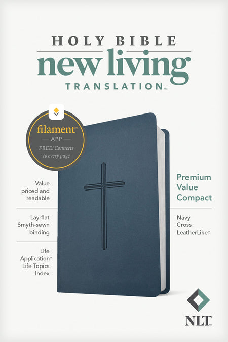 NLT Premium Value Compact Bible, Filament Enabled by Tyndale