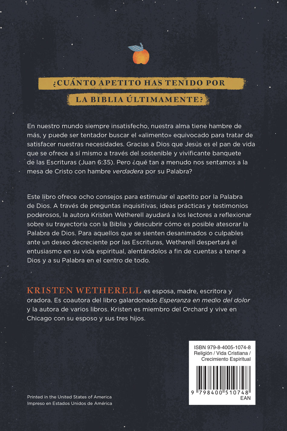 Ayuda para el alma hambrienta by Tyndale, product view 2