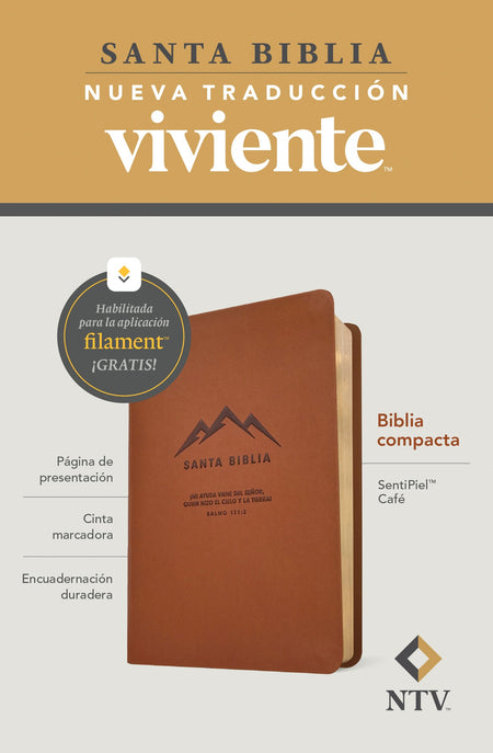 Biblia compacta NTV, con Filament by Tyndale
