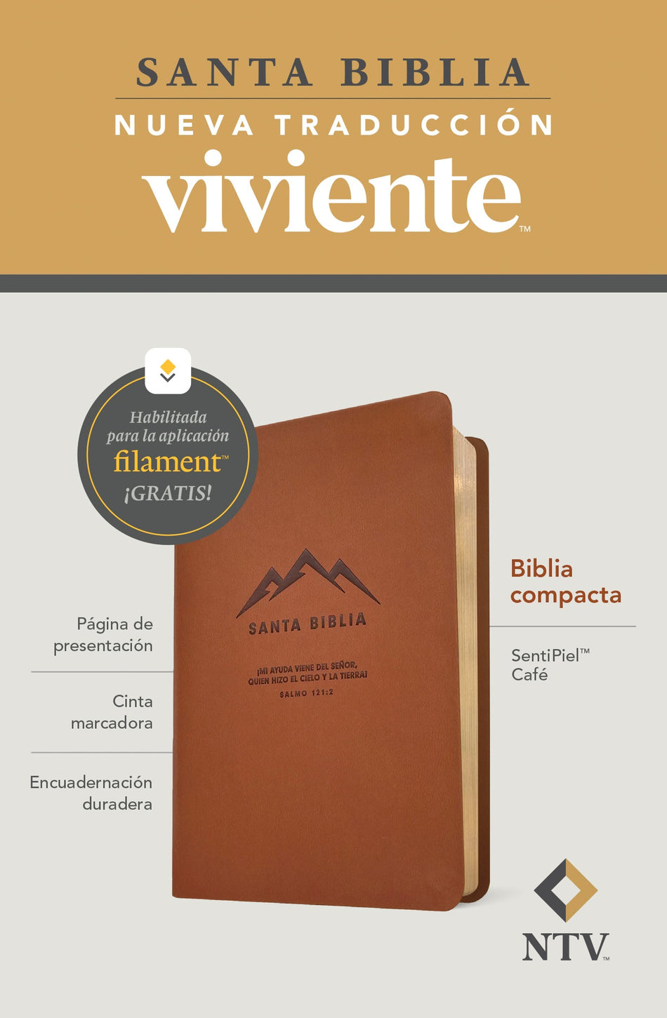 Biblia compacta NTV, con Filament by Tyndale