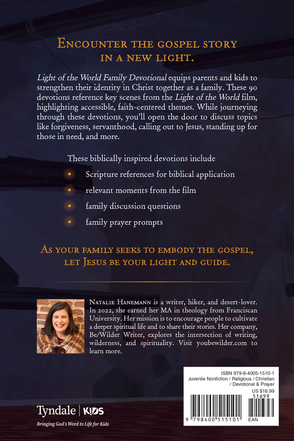 Light of the World Family Devotional by Tyndale, product view 2