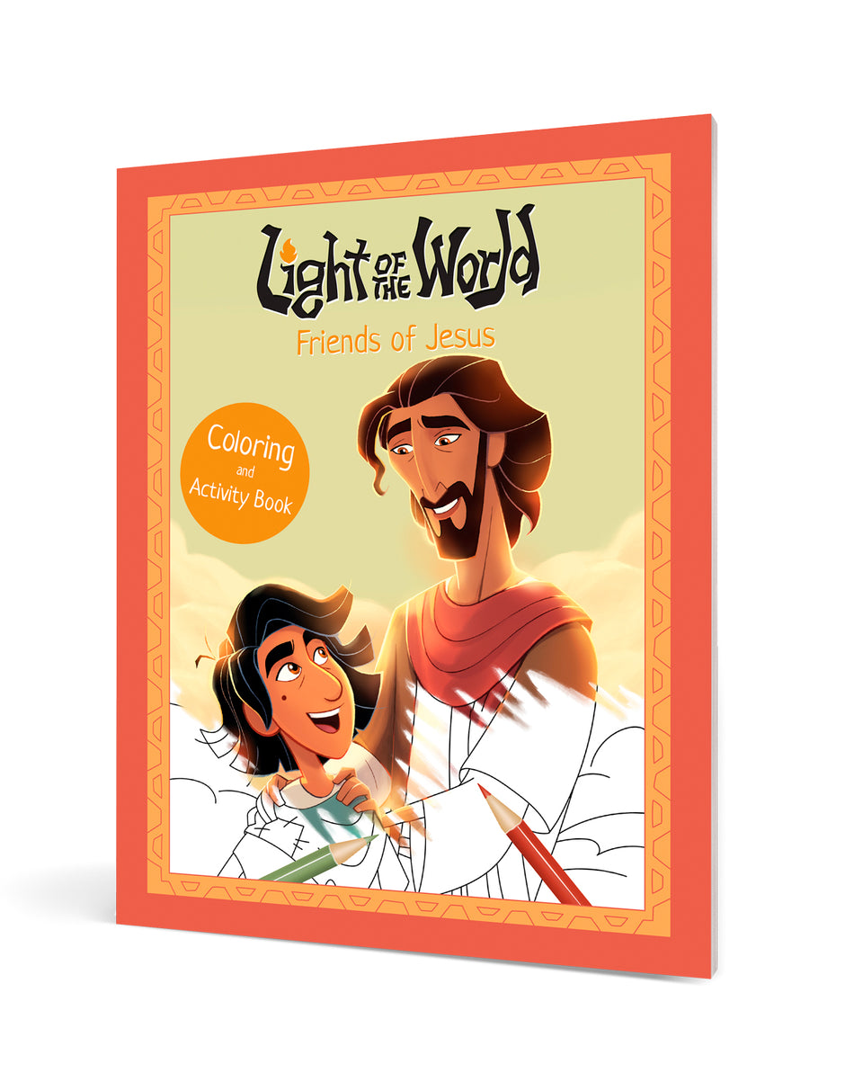 Light of the World: Friends of Jesus Coloring and Activity Book by Tyndale, product view 2