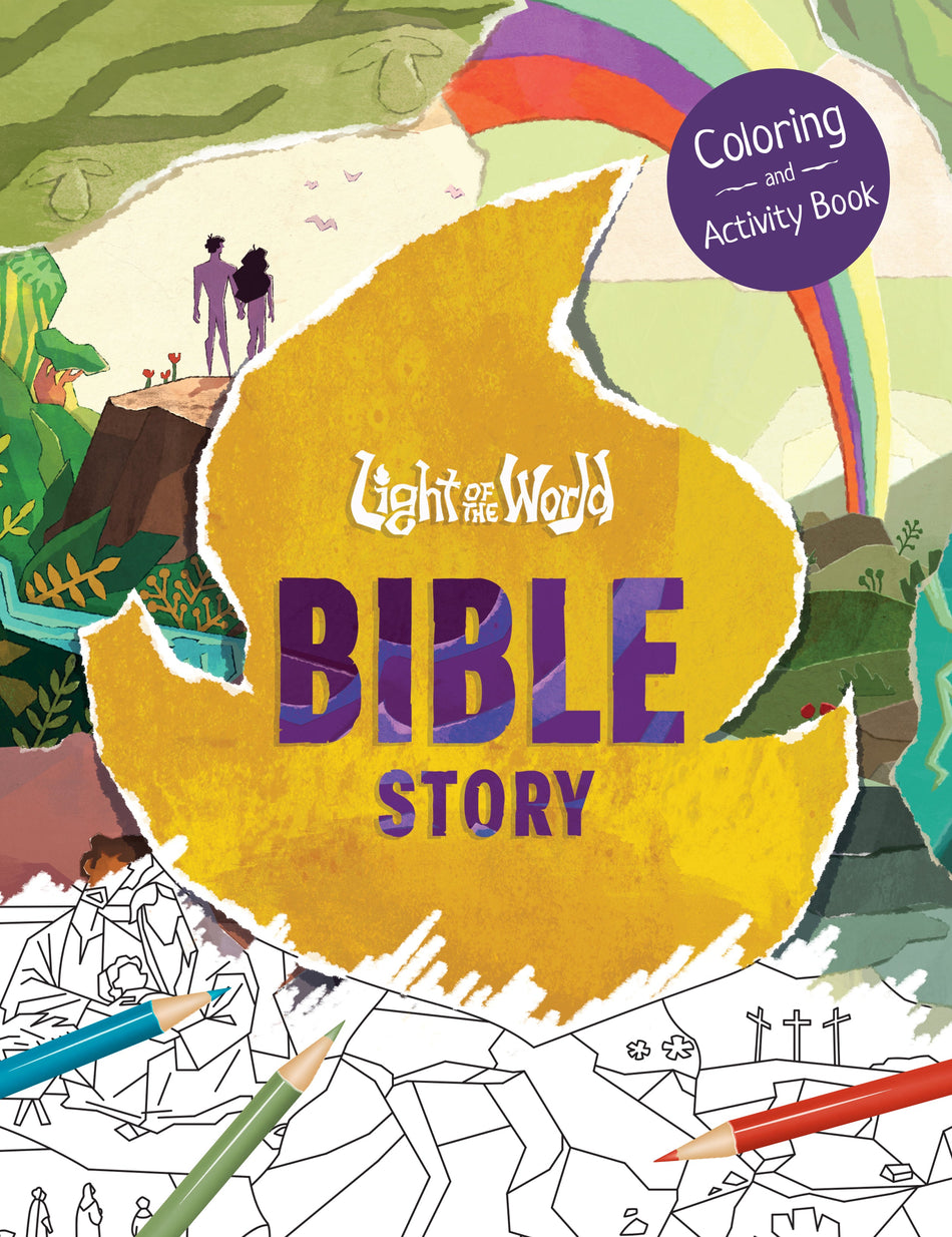 Light of the World: Bible Story Coloring and Activity Book by Tyndale