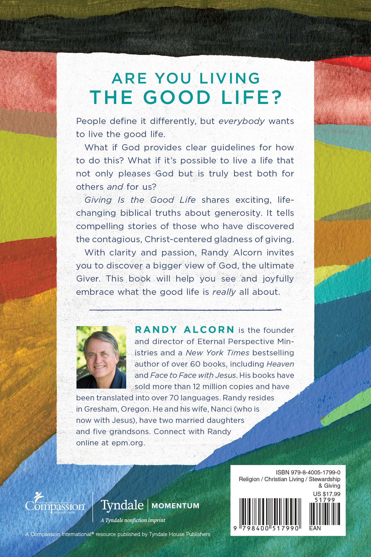 Giving Is the Good Life by Tyndale, product view 2