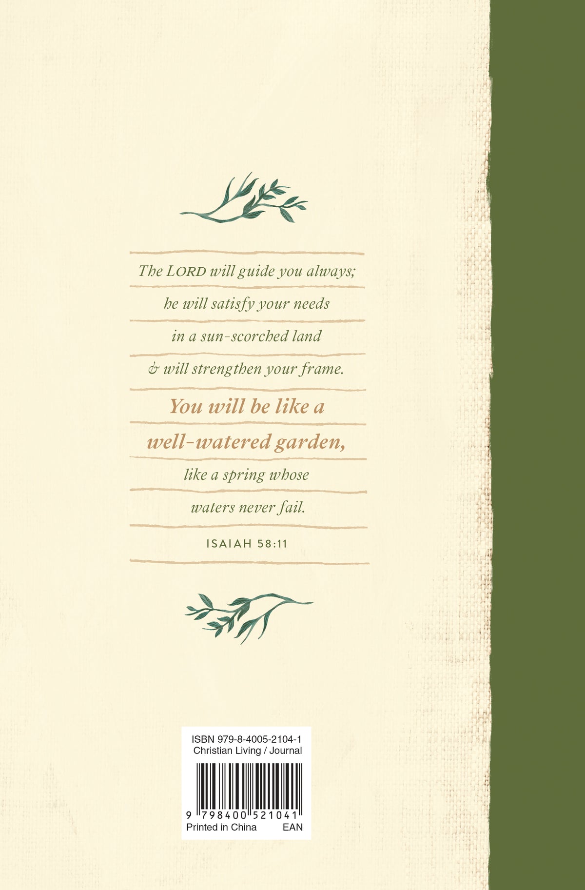 The Well-Watered Life by Tyndale, product view 2