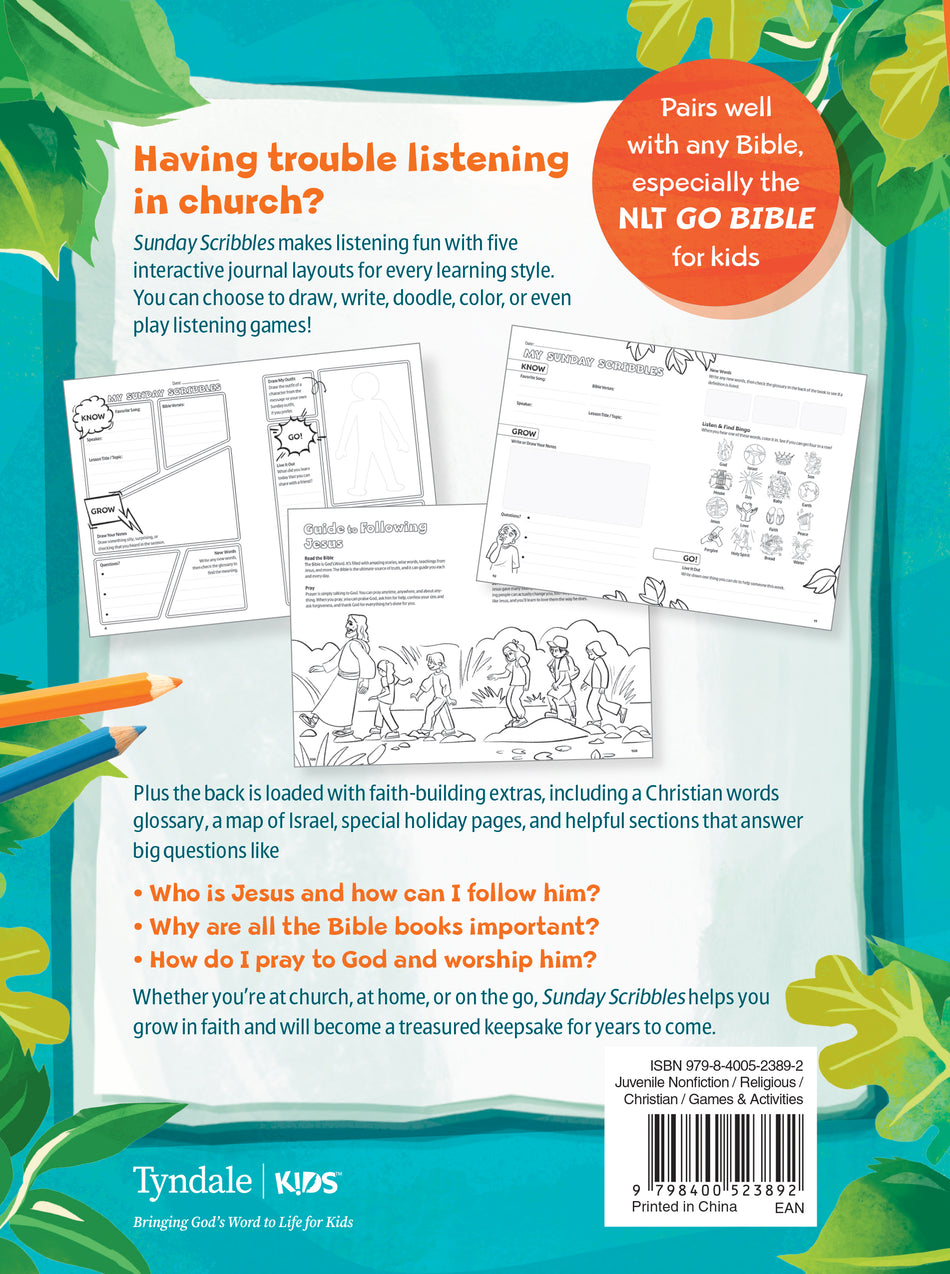 Sunday Scribbles (Go Bible) by Tyndale, product view 2