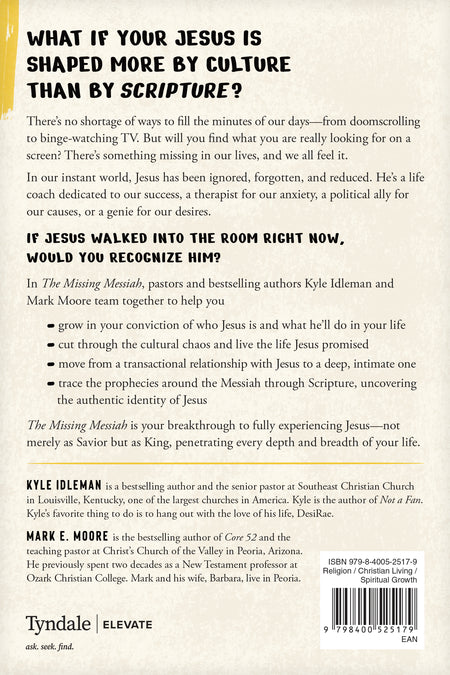 The Missing Messiah by Tyndale, product view 2