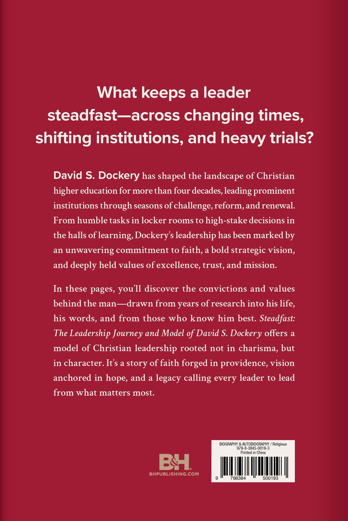 Steadfast by Broadman and Holman, product view 2