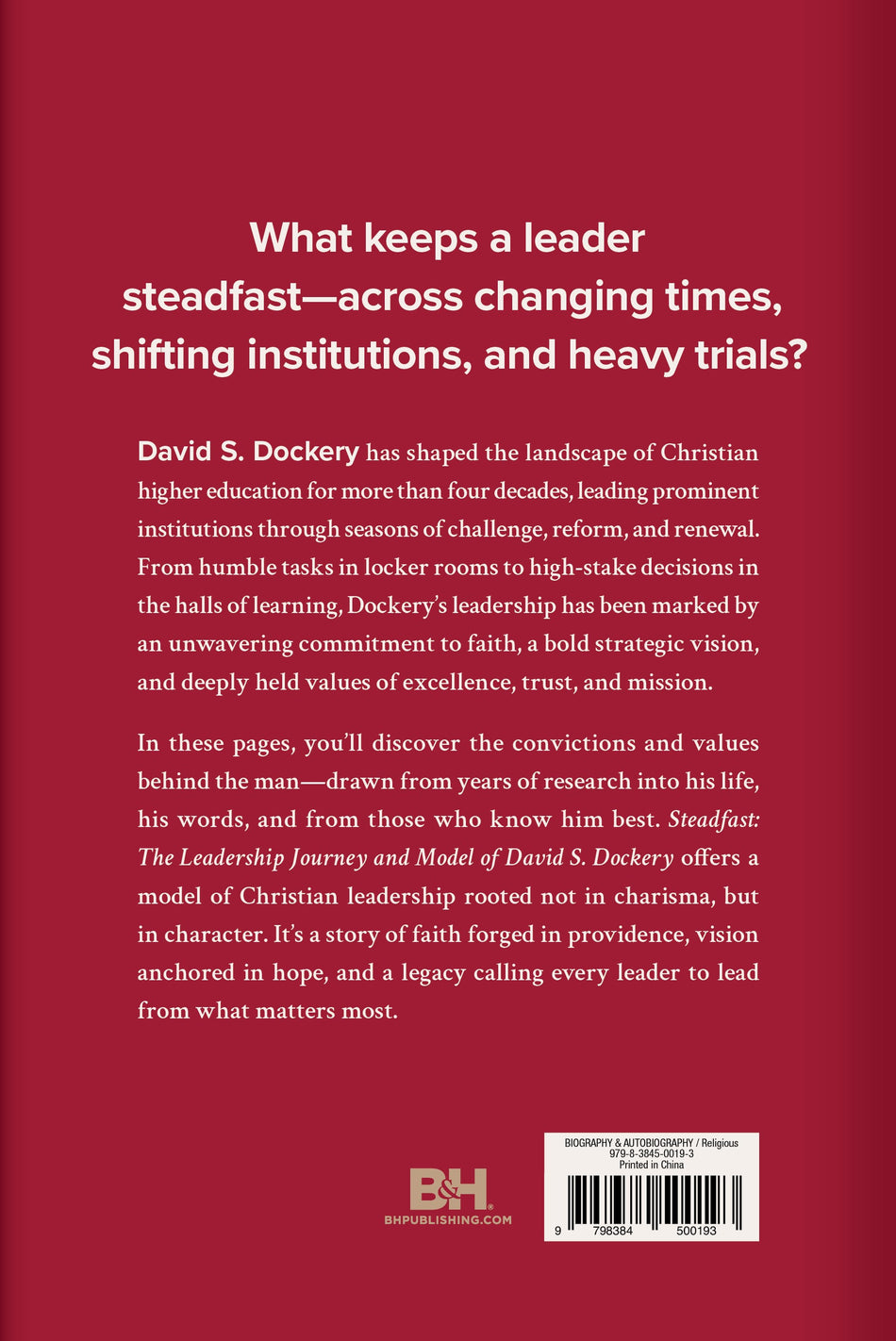 Steadfast by Broadman and Holman, product view 2