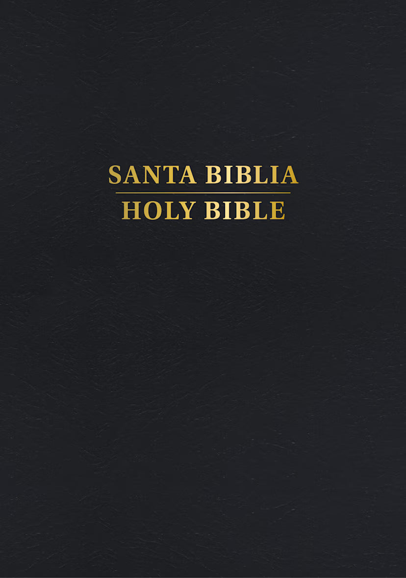 RVR 1960/KJV Biblia bilingüe tamaño personal, negro tapa dura (Edición 2024)