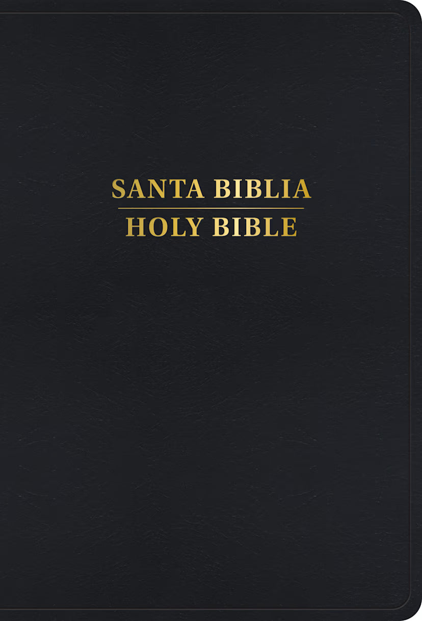 RVR 1960/KJV Biblia bilingüe letra grande, negro imitación piel (Edición 2024)