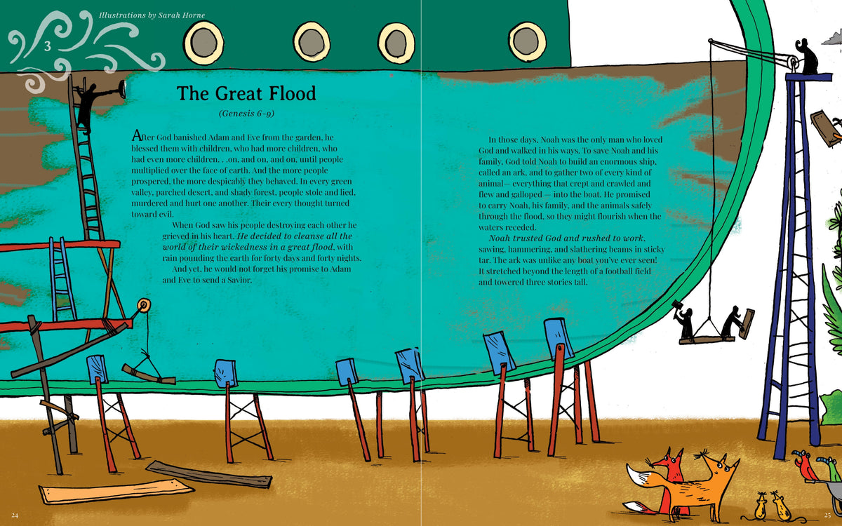 The Storyteller's Bible: A Bible Storybook Celebrating the Greatest Storyteller of All by Broadman and Holman, product view 5