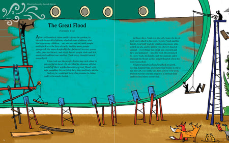 The Storyteller's Bible: A Bible Storybook Celebrating the Greatest Storyteller of All by Broadman and Holman, product view 5