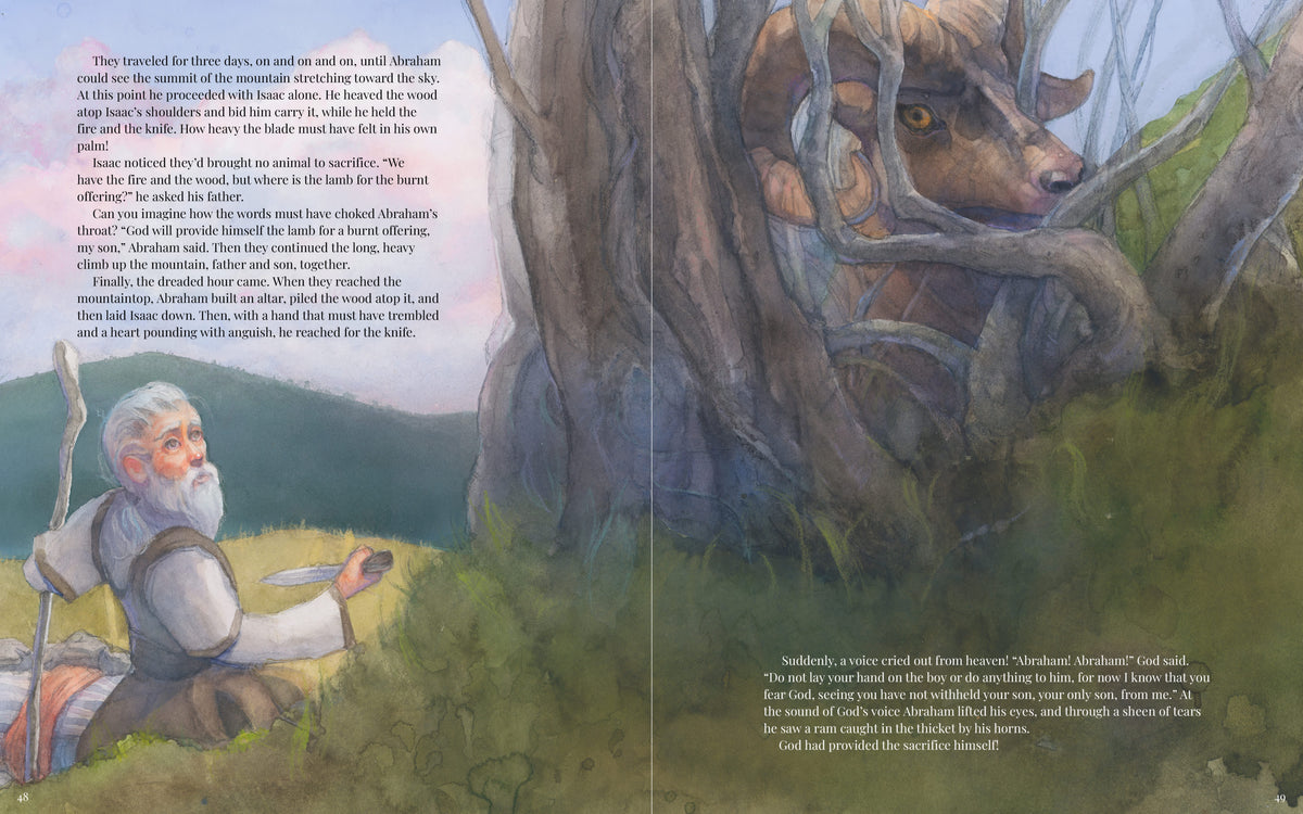The Storyteller's Bible: A Bible Storybook Celebrating the Greatest Storyteller of All by Broadman and Holman, product view 6