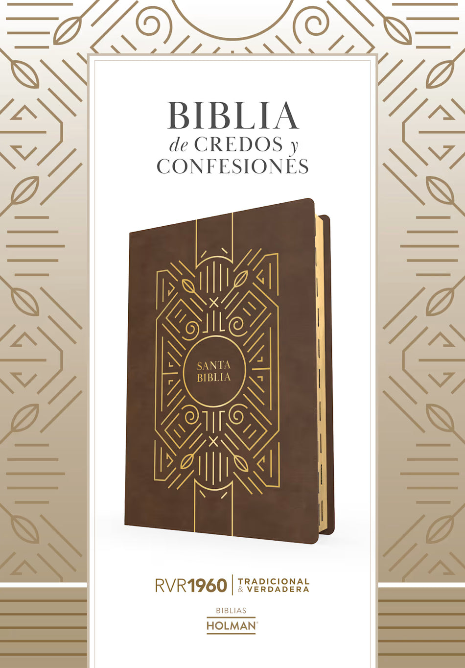 1960  Biblia de credos y confesiones (RVR) café símil piel