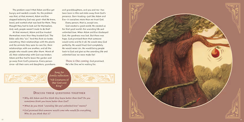 The One We're Waiting For: An Illustrated Advent Devotional for Families