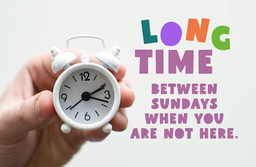 Miss You Postcard: Long Time (Package of 25): Philippians 1:3 (KJV)