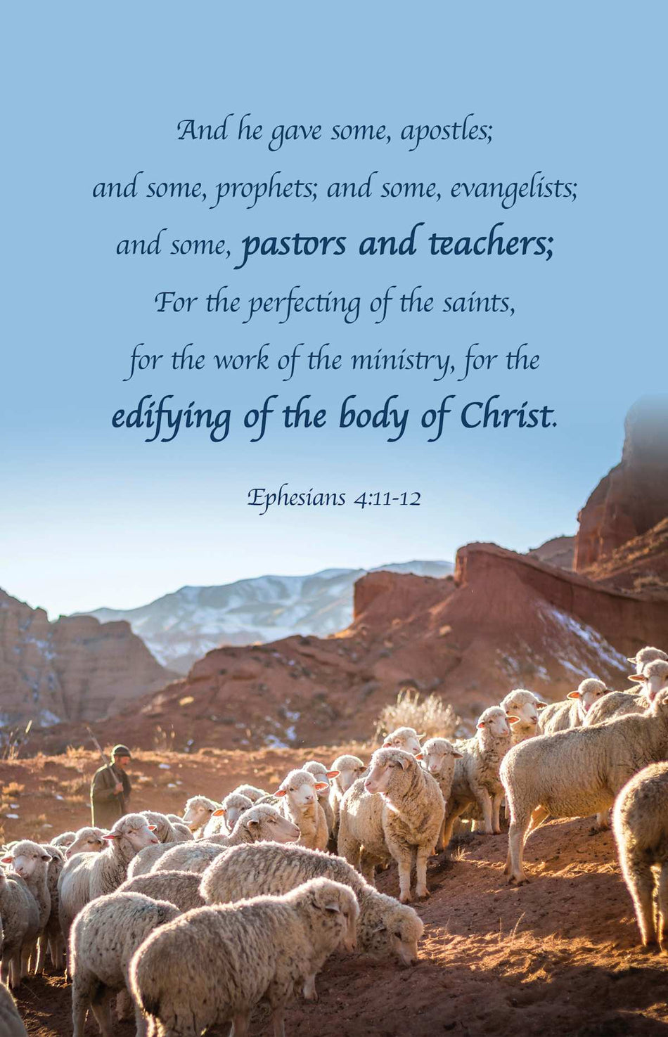 Pastor Appreciation Bulletin: And He Gave (Package of 100): Ephesians 4:11-12 (KJV) by Broadman and Holman