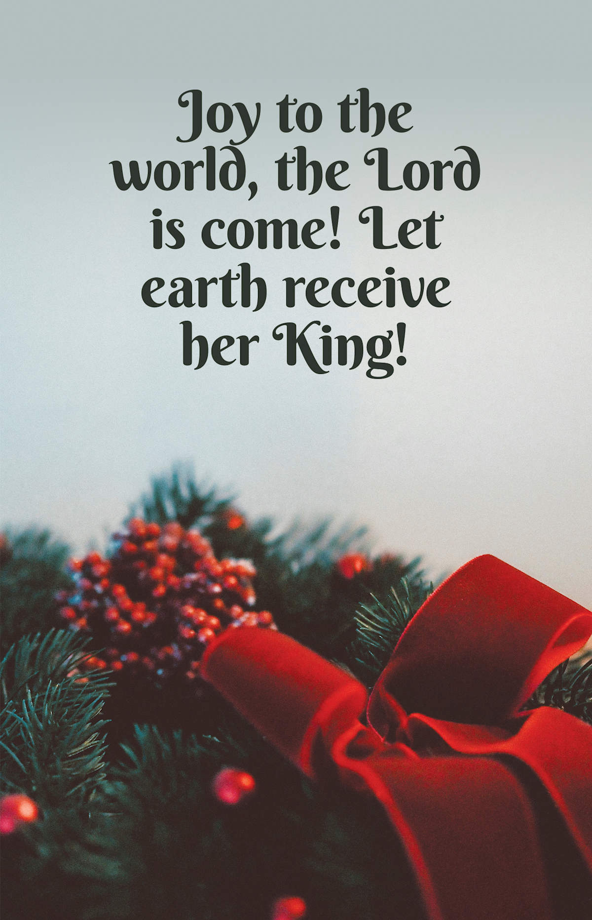 Christmas Bulletin: Joy to the World (Package of 100): Joy to the World (Hymn Lyrics) (Pack of 100), one of the items in the Christmas Bulletins, Set of Four: Joy to the World, Merry Christmas, Shall Call, Behold. A photograph of the assembled set is pending.
