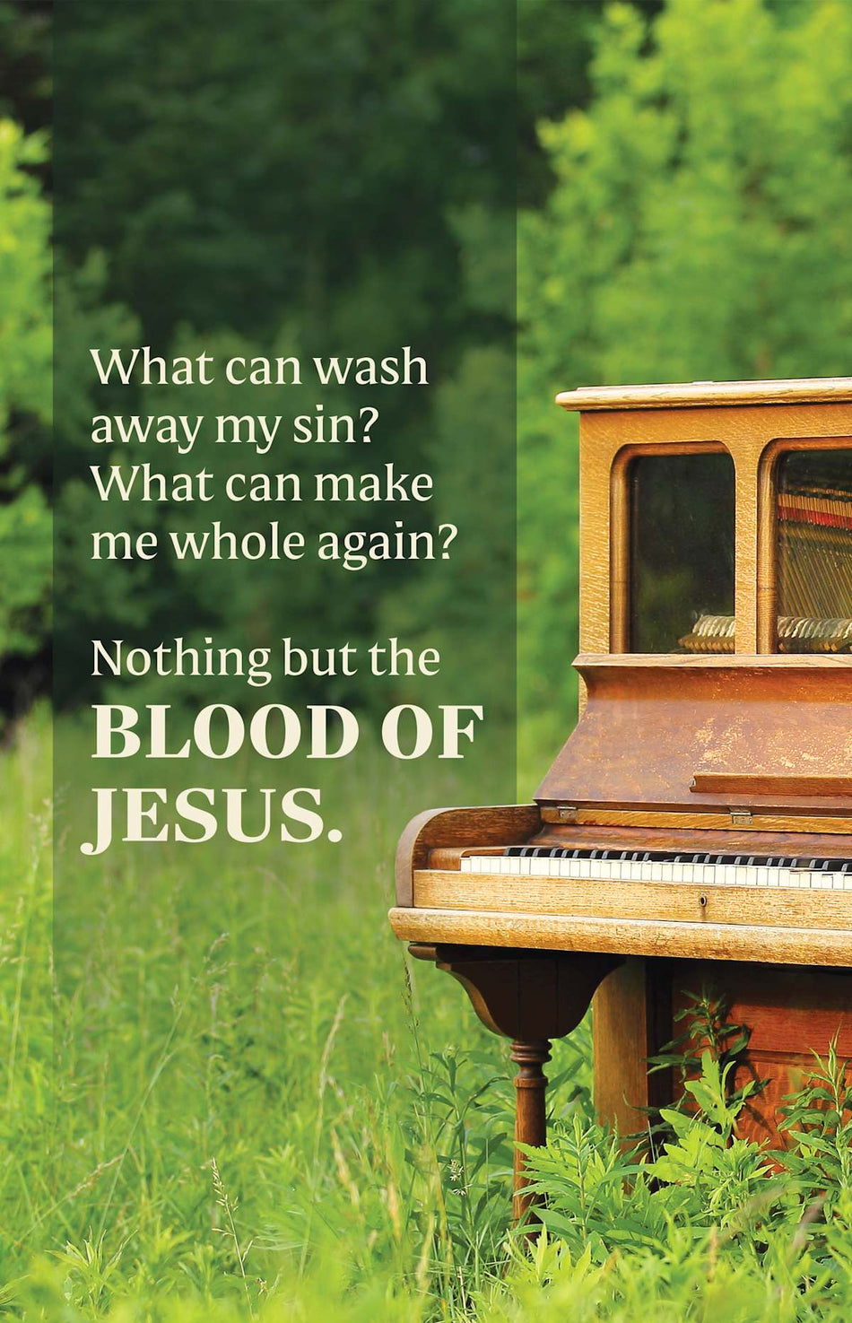General Worship Bulletin: Nothing But The Blood (Package of 100): Nothing But The Blood (Hymn Lyric) by Broadman and Holman
