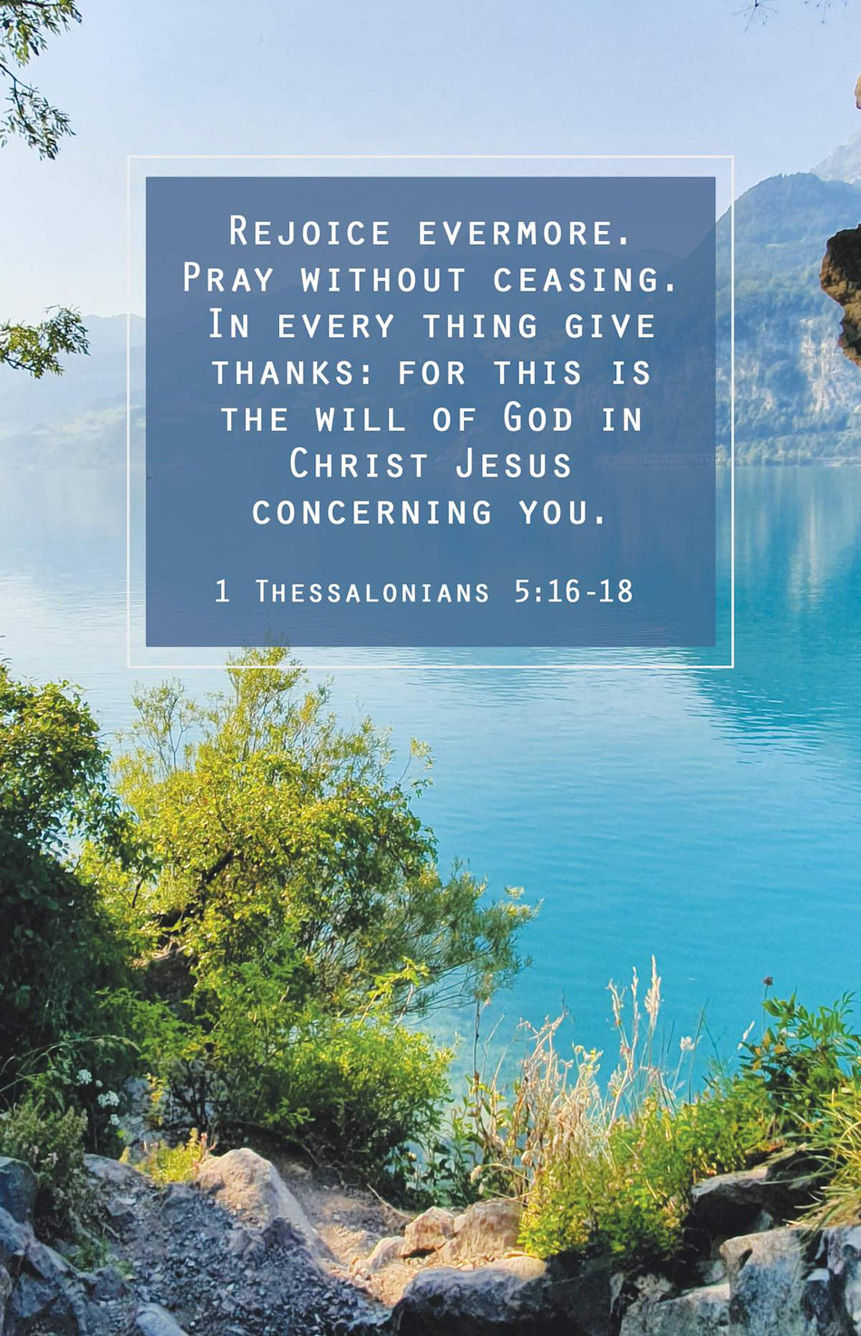 General Worship Bulletin: Concerning You (Package of 100): 1Thessaloians 5:16-18 (KJV) by Broadman and Holman