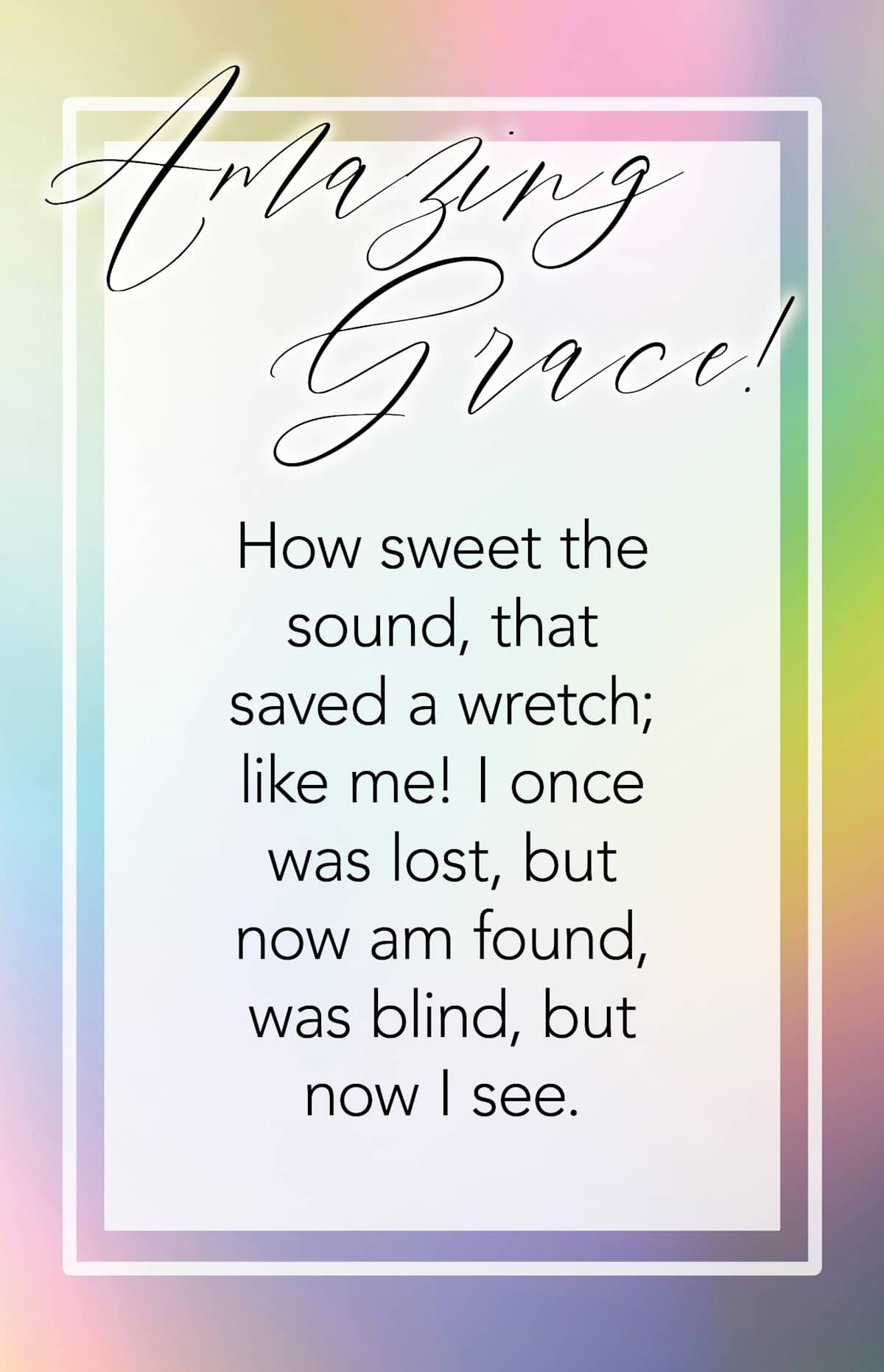 General Worship Bulletin: How Sweet (Package of 100): Amazing Grace (Hymn Lyric) by Broadman and Holman