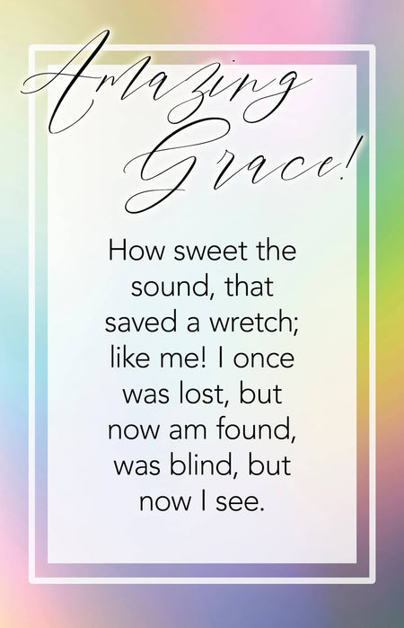 General Worship Bulletin: How Sweet (Package of 100): Amazing Grace (Hymn Lyric) by Broadman and Holman