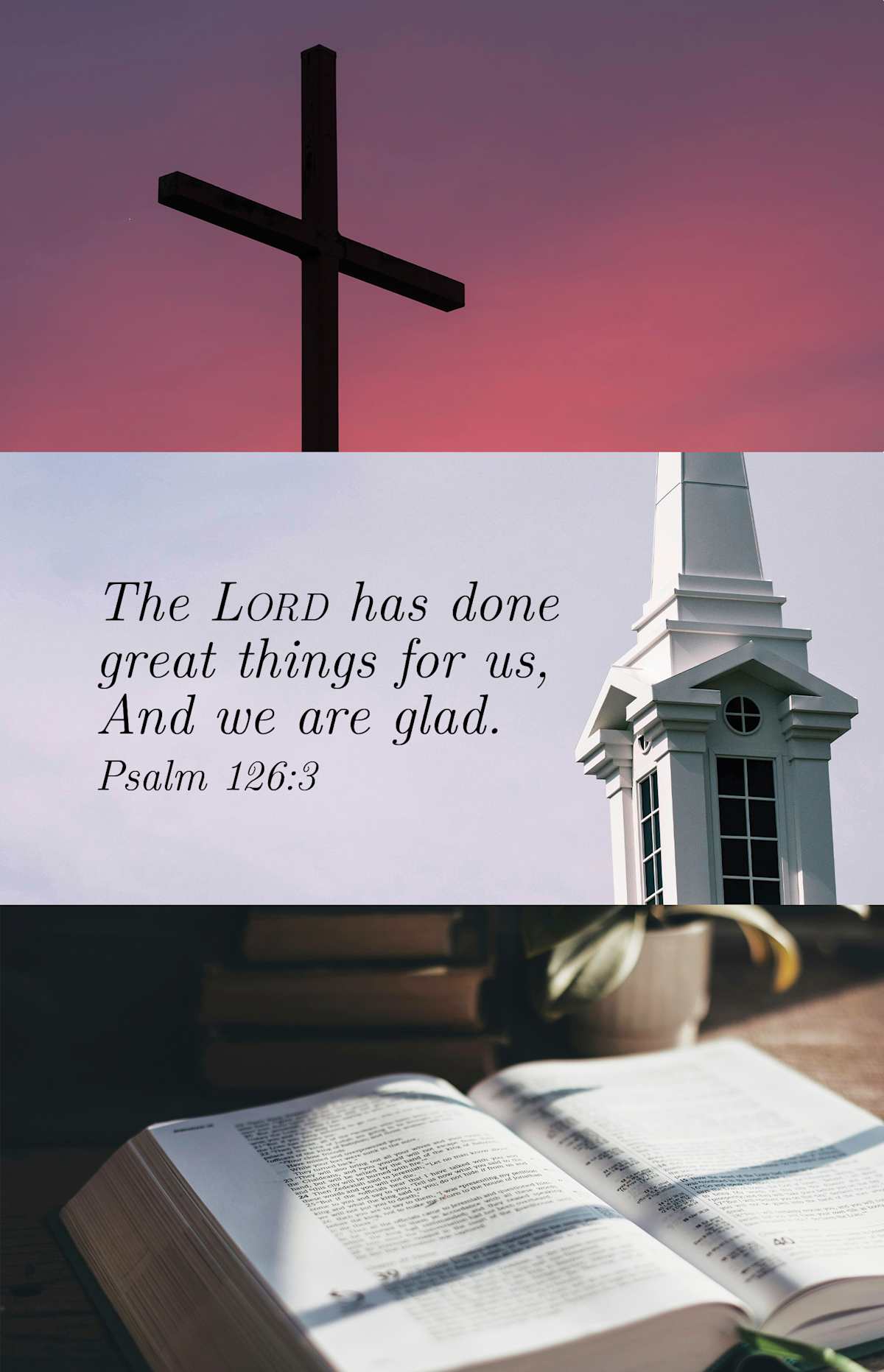 Church Anniversary Bulletin: Church Anniversary (Package of 100): Psalm 126:3 (KJV) by Broadman and Holman