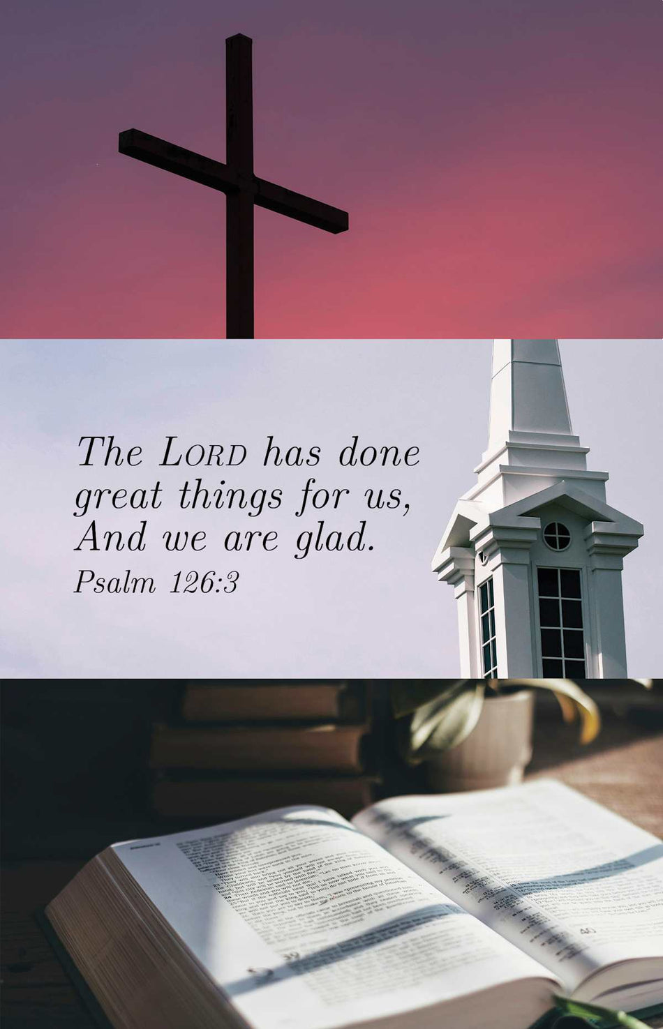 Church Anniversary Bulletin: Church Anniversary (Package of 100): Psalm 126:3 (KJV) by Broadman and Holman