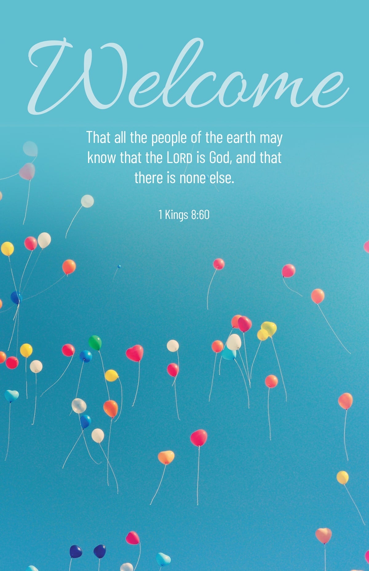 Church Homecoming Bulletin: All the People (Package of 100): 1 Kings 8:60 (KJV) by Broadman and Holman