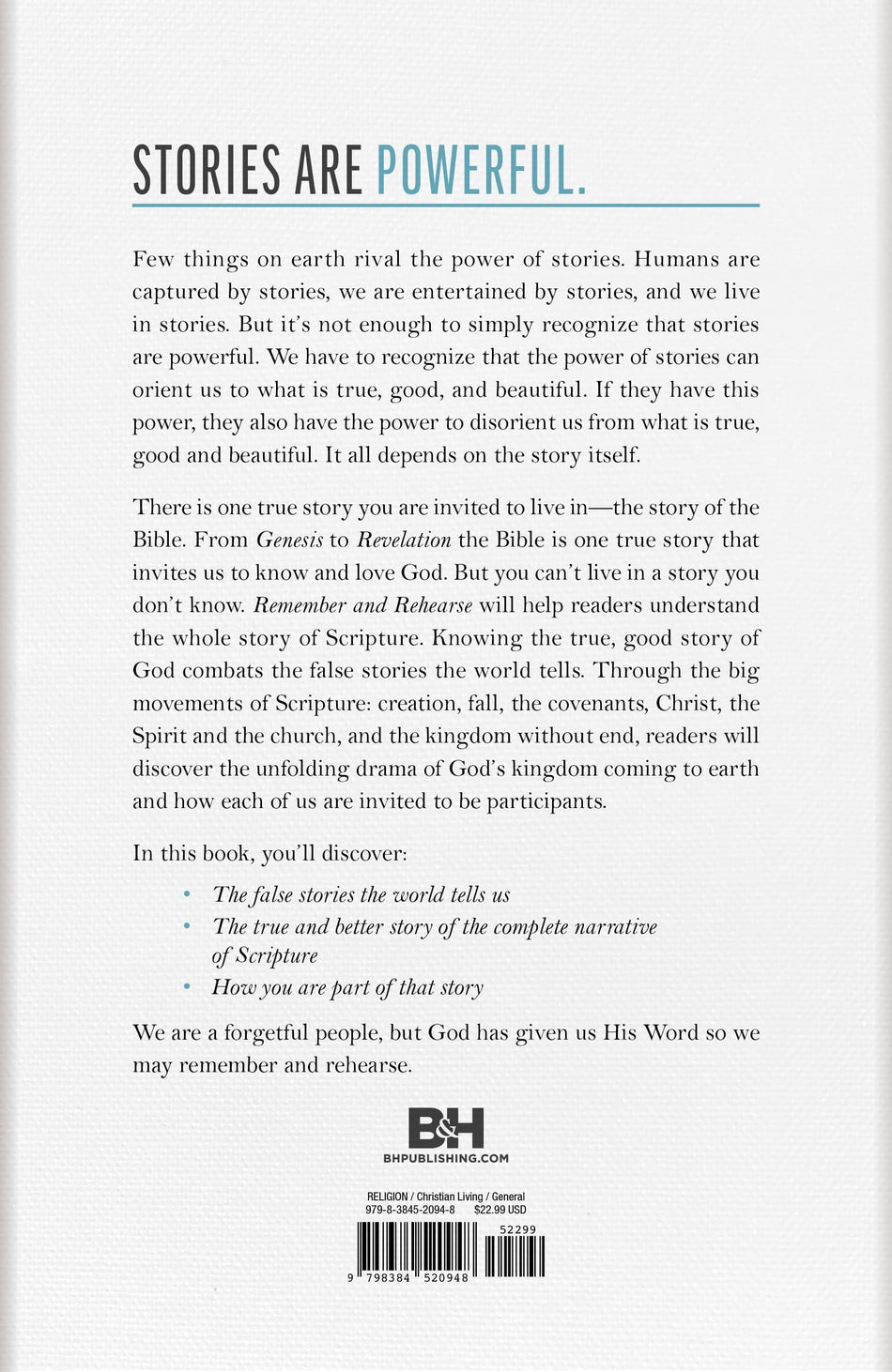 Remember and Rehearse by Broadman and Holman, product view 2