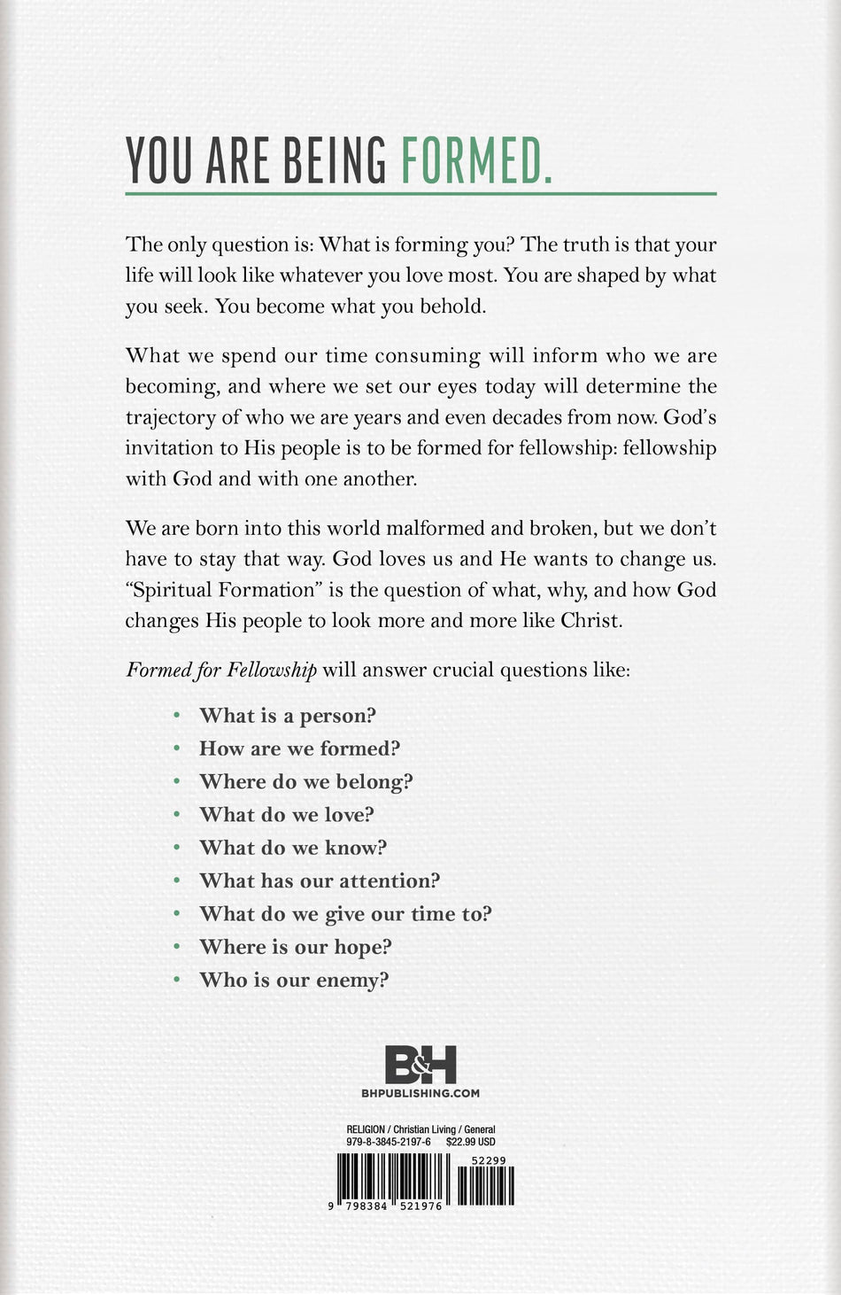 Formed for Fellowship by Broadman and Holman, product view 2