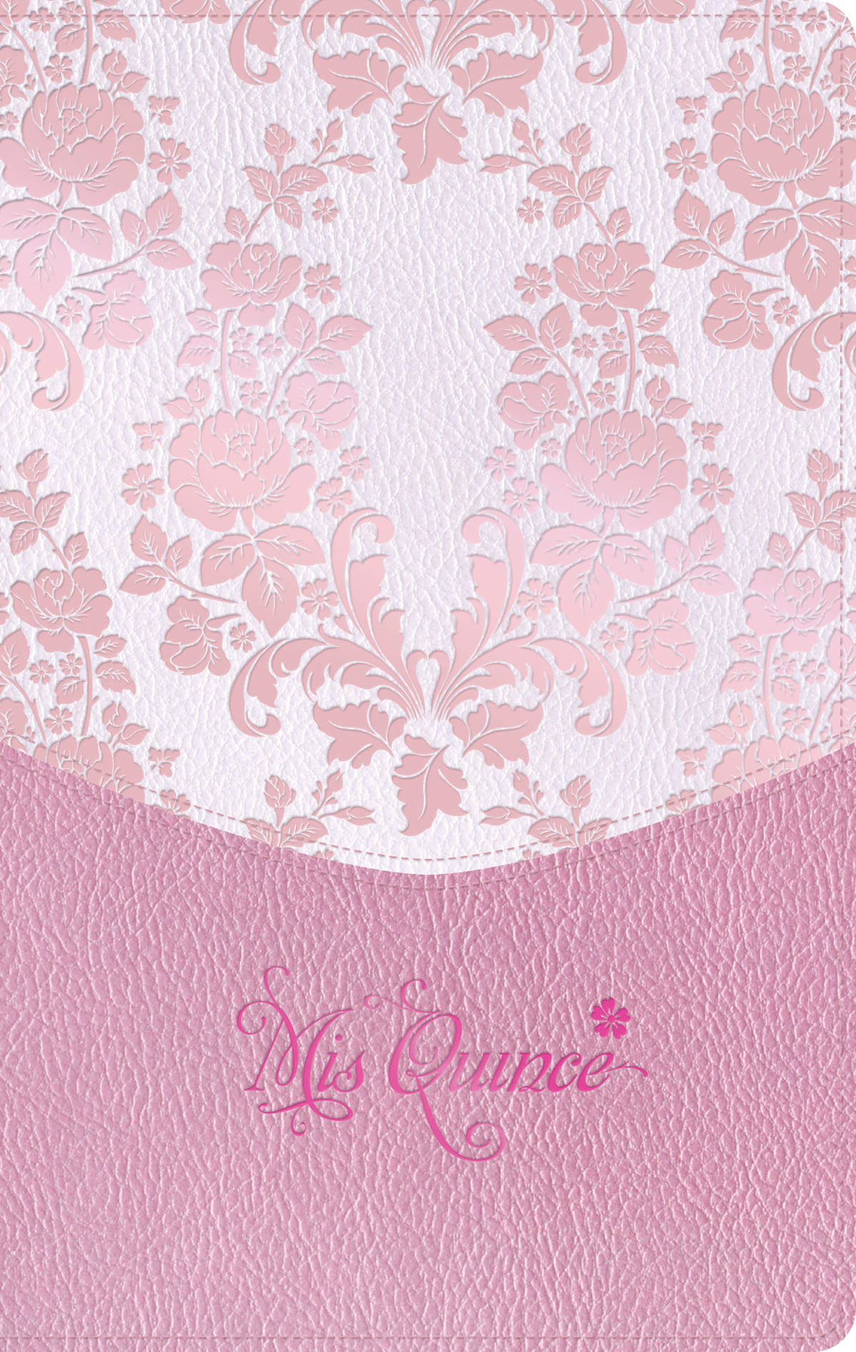 RVR 1960 Biblia mis quince, rosa floreado, símil piel by Broadman and Holman