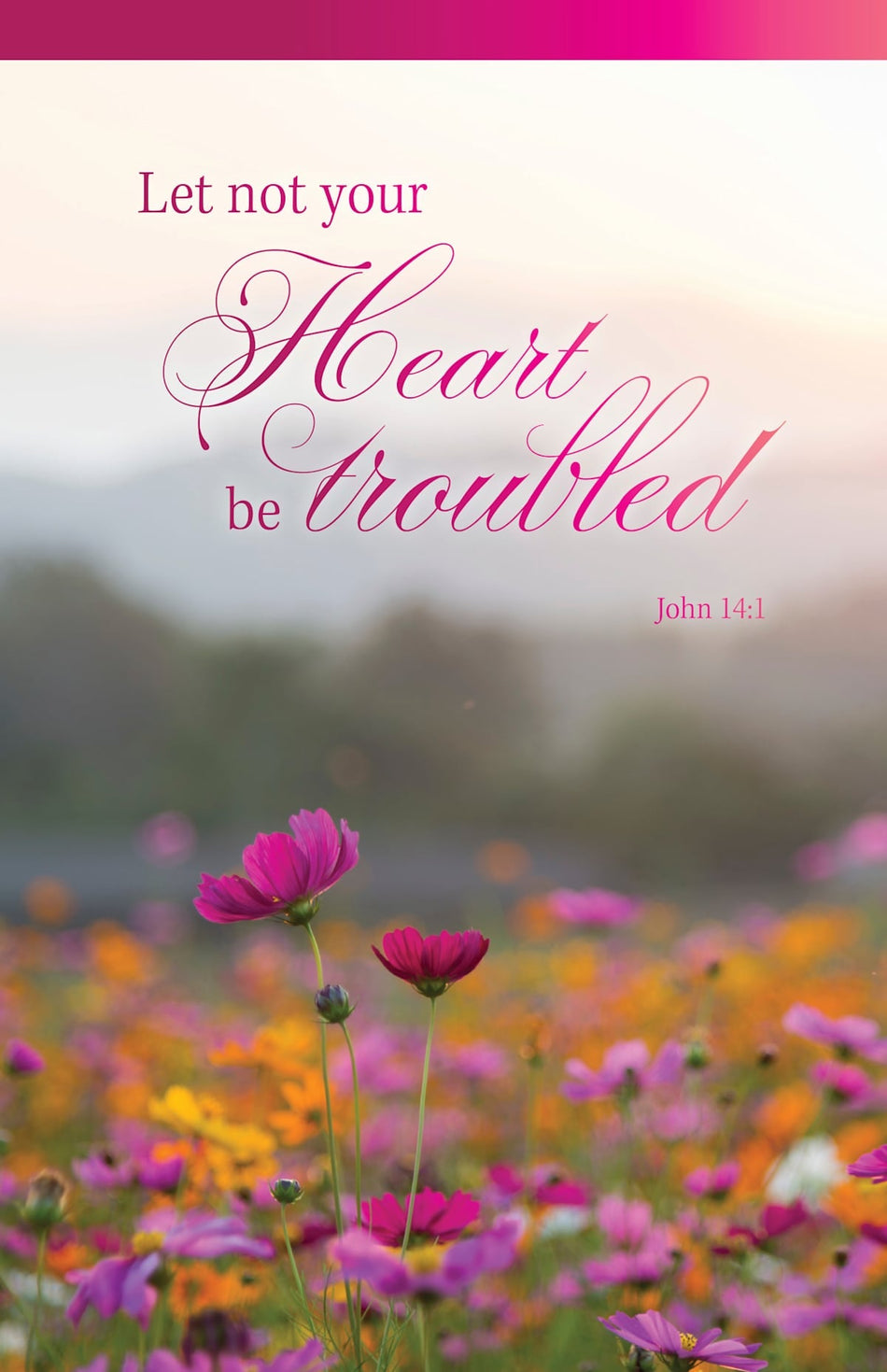 Funeral Bulletin: Let Not (Package of 100): John 14:1 (KJV) by Broadman and Holman