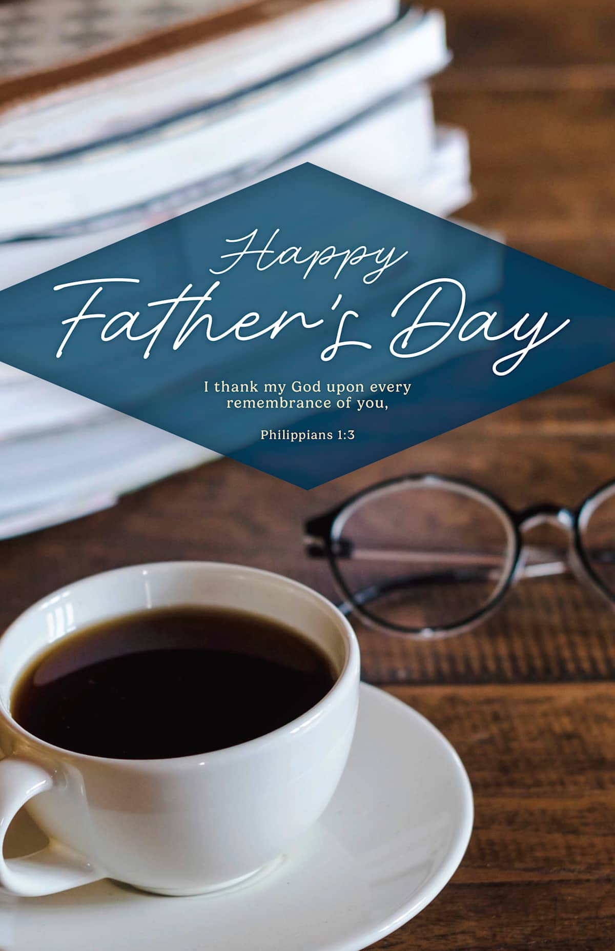 Father's Day Bulletin: Happy Father's Day 2026 (Package of 100): Philippians 1:3 (KJV) by Broadman and Holman